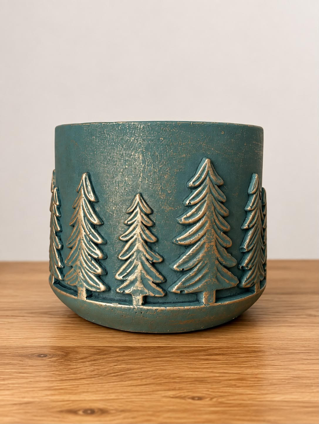 Forest Green Christmas Tree Planter – Large